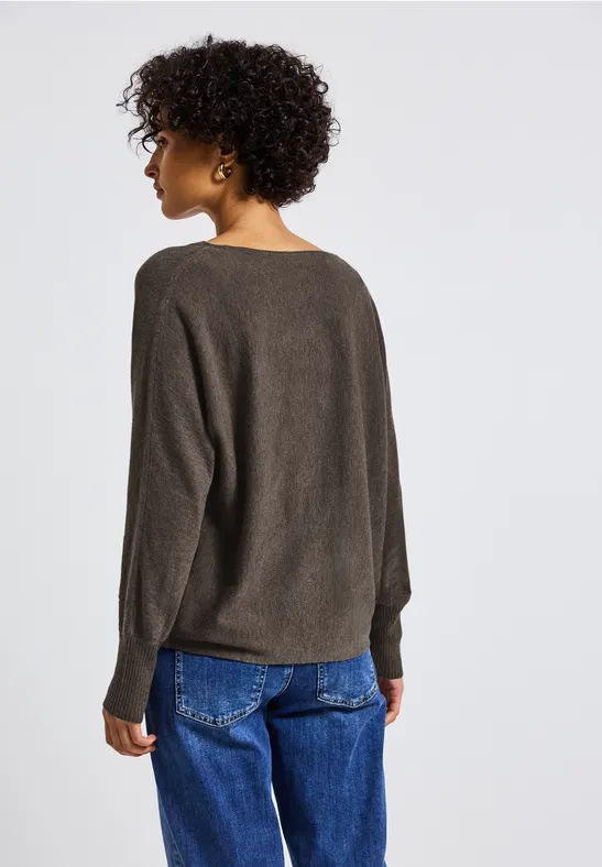 Dolman Pullover nomad brown mel.