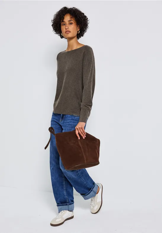 Dolman Pullover nomad brown mel.