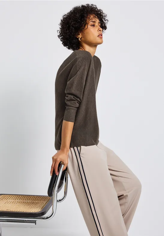 Dolman Pullover nomad brown mel.