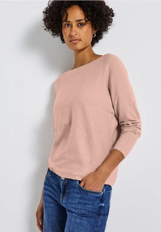 Pull-over Dolman faded rose mel.