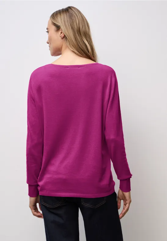 Pull basique rush pink
