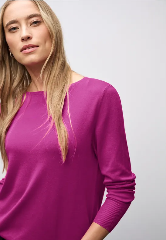 Pull basique rush pink