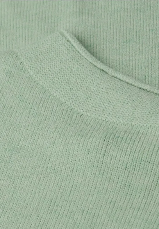 Mouwloze trui serene green mel.