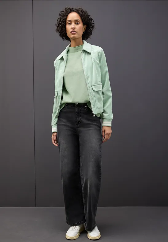 Mouwloze trui serene green mel.