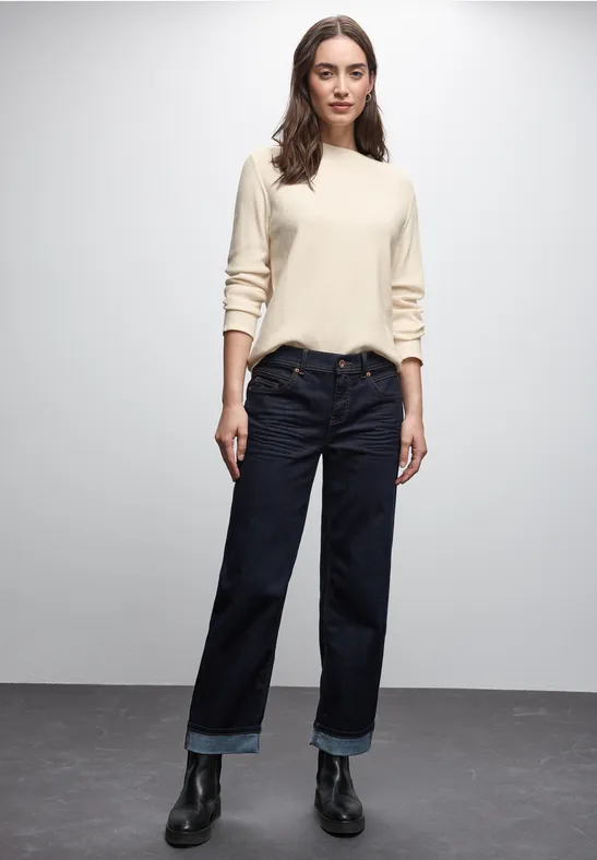 Pull structuré soft beige