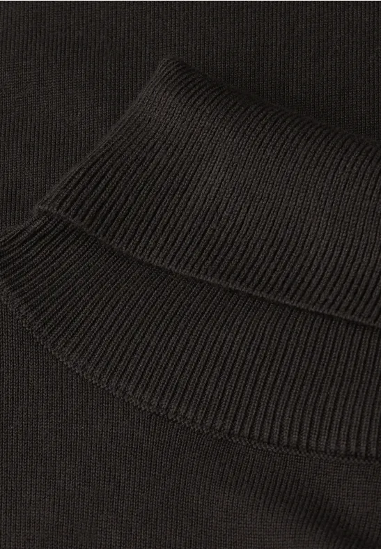 Rollkragenpullover darkest brown