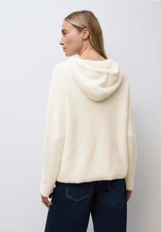 Gezellige hoodie soft beige