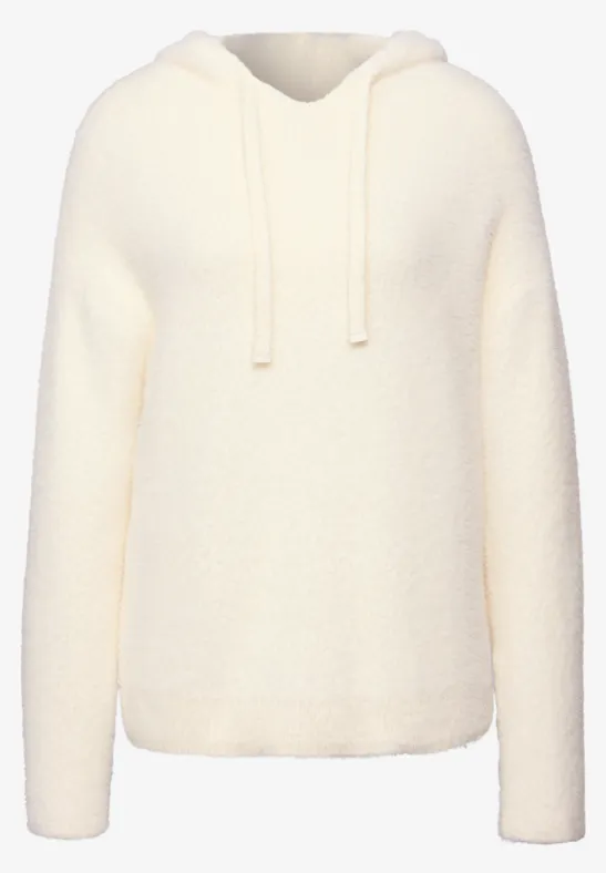 Gezellige hoodie soft beige