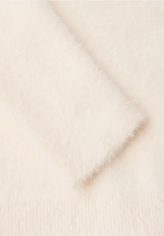 Gezellige hoodie soft beige