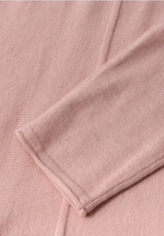 Basis Dolman-trui faded rose mel.