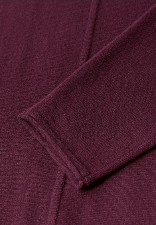 Basis Dolman-trui wildberry red