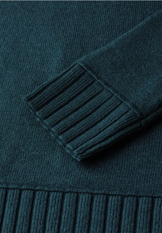 Basic Pullover tide blue