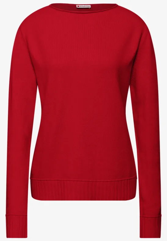 Pull basique racing red