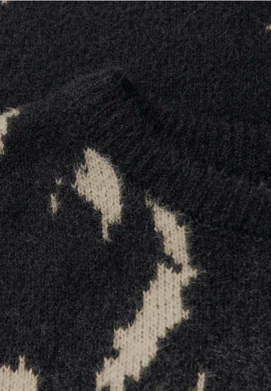 Softer Jacquard Pullover anthra grey