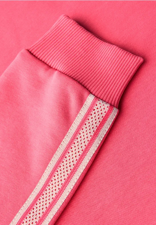 Hoodie à rayures gallon almond coral