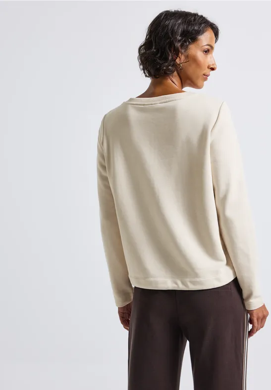 Crewneck Sweatshirt tusk cream