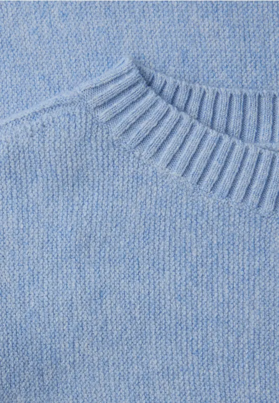 Cosy Dolman Pullover frosted blue mel.
