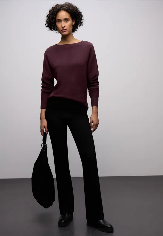 Cosy Dolman Pullover jazz berry