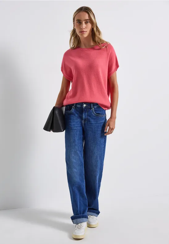 Cozy Pullover almond coral