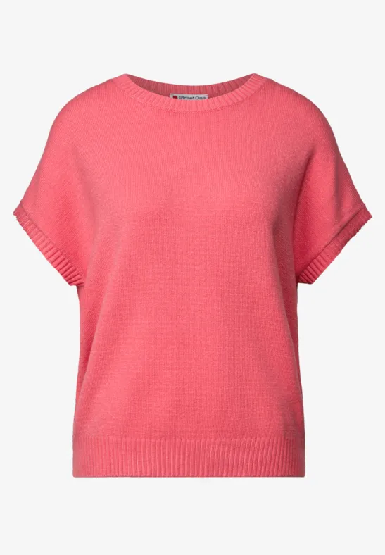 Cozy Pullover almond coral