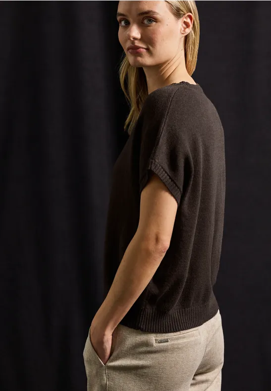 Cozy Pullover deep roast brown