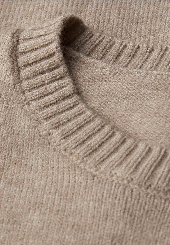 Cozy Pullover morning beige mel.