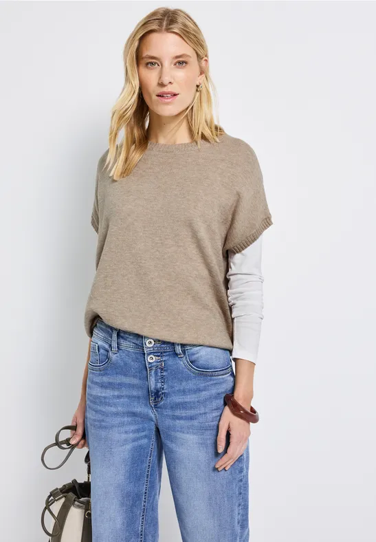 Cozy Pullover morning beige mel.