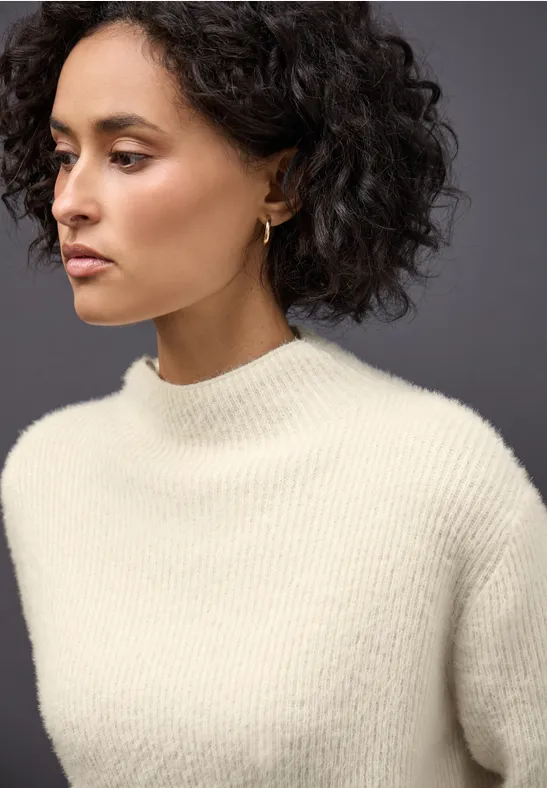 Federgarn Pullover soft beige