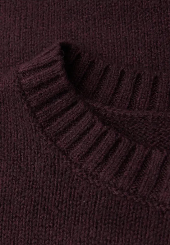 Rundhals Pullover jazz berry