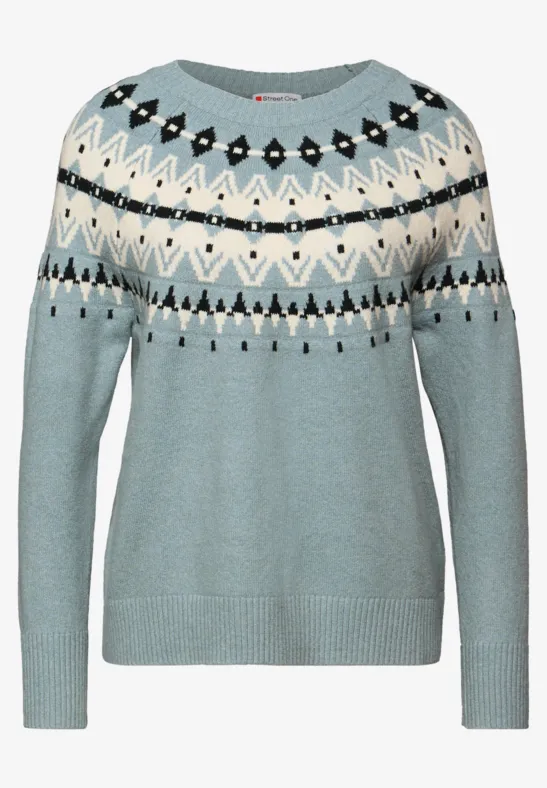 Trui met Noorse look null