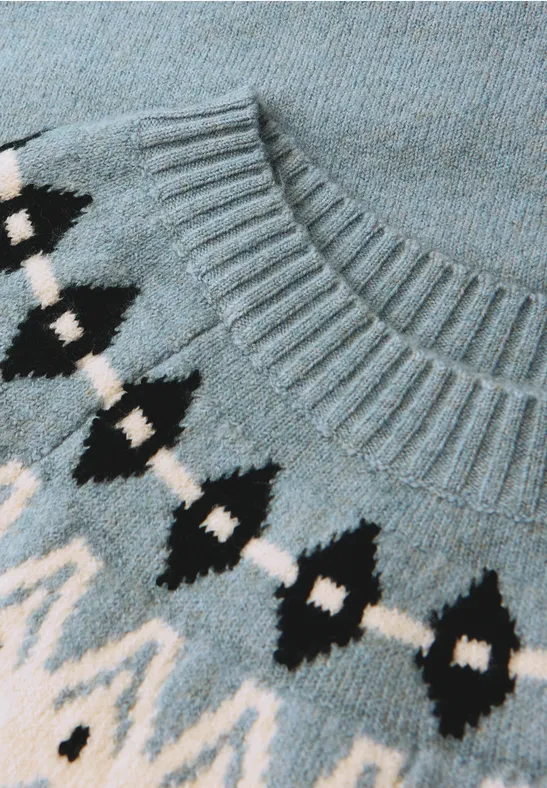 Trui met Noorse look null