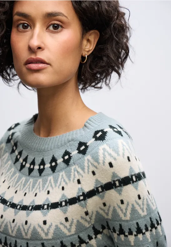 Trui met Noorse look null