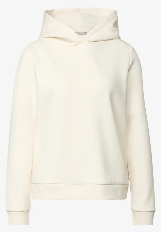 Sweater met capuchon soft beige