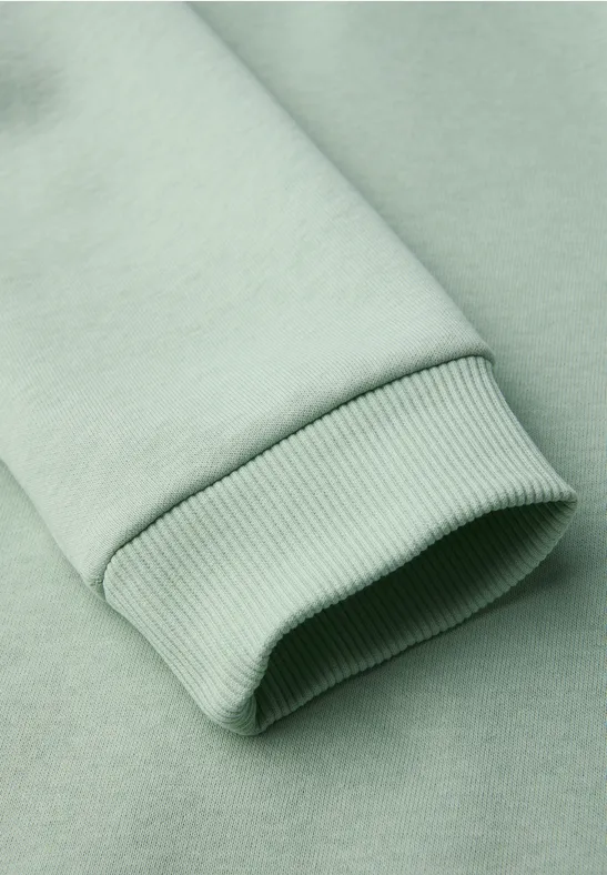 Sweat-shirt avec capuche serene green