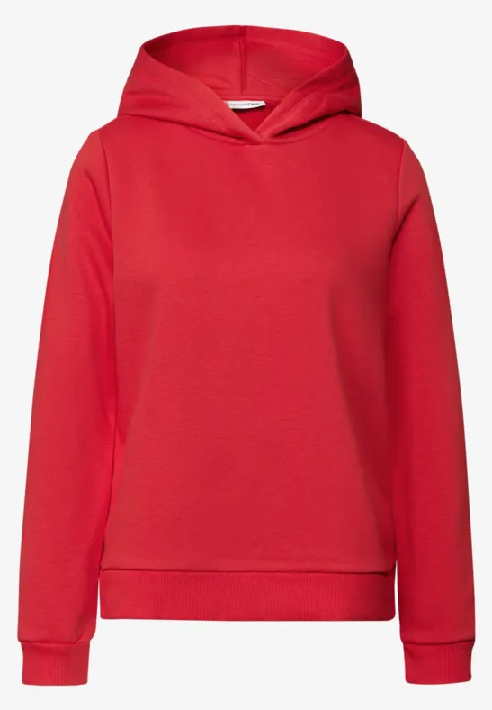 Sweatshirt mit Kapuze racing red