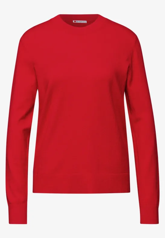 Zachte trui racing red