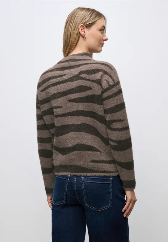 Sweat jacquard douillet null