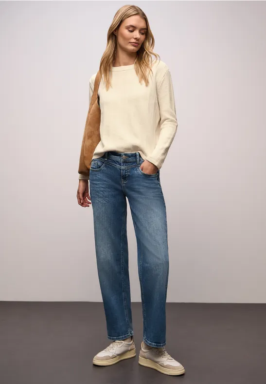 Pull structuré soft beige