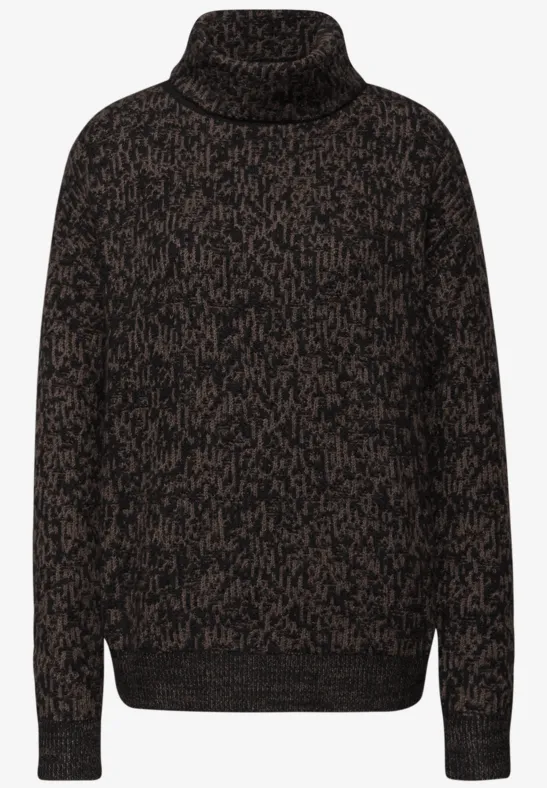 Two Tone Pullover Black