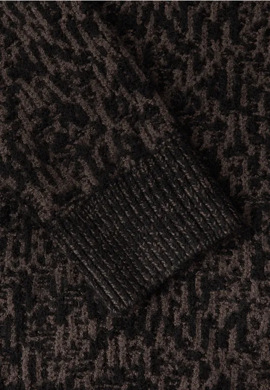 Two Tone Pullover Black