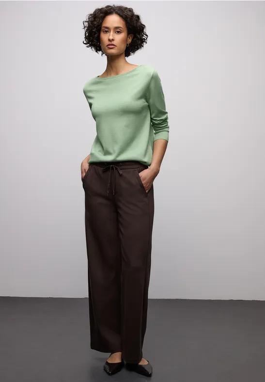 Pull basique pale mint green