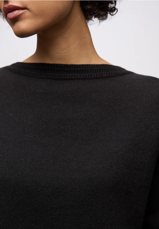 Softer Basic Pullover Black