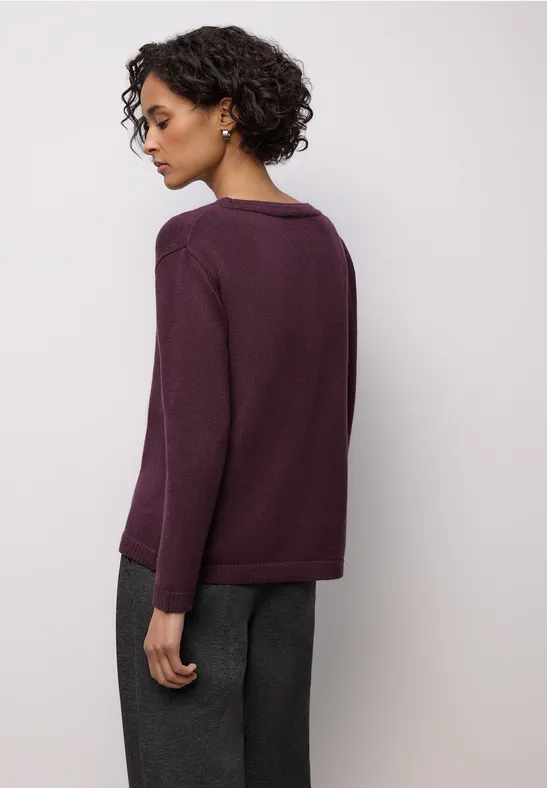 Softer Basic Pullover jazz berry