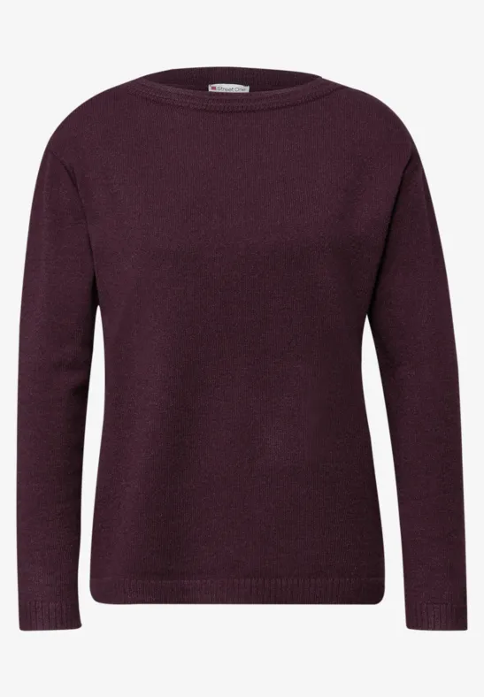 Softer Basic Pullover jazz berry