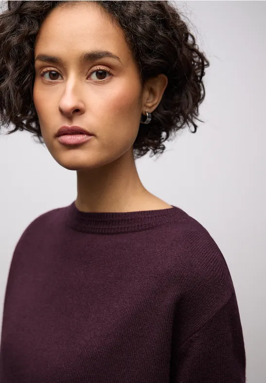 Softer Basic Pullover jazz berry