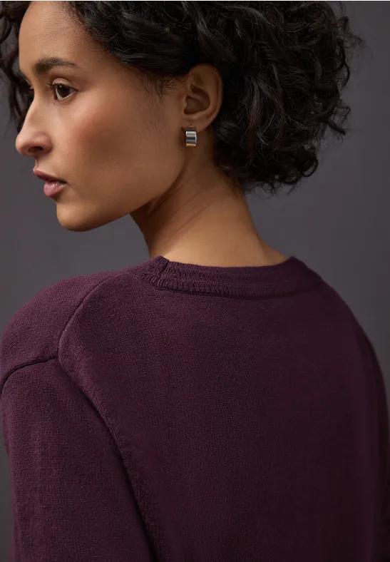 Softer Basic Pullover jazz berry