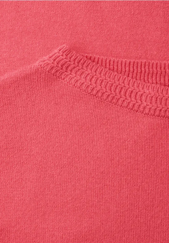 Softer Basic Pullover striking coral