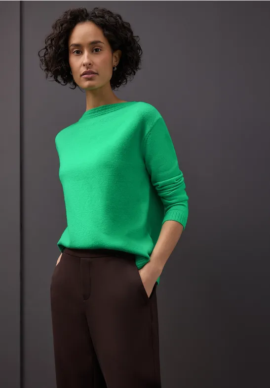 Softer Basic Pullover arcadia green