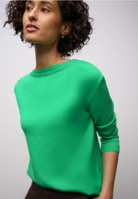 Softer Basic Pullover arcadia green