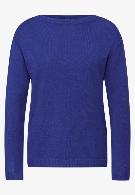 Softer Basic Pullover amparo blue